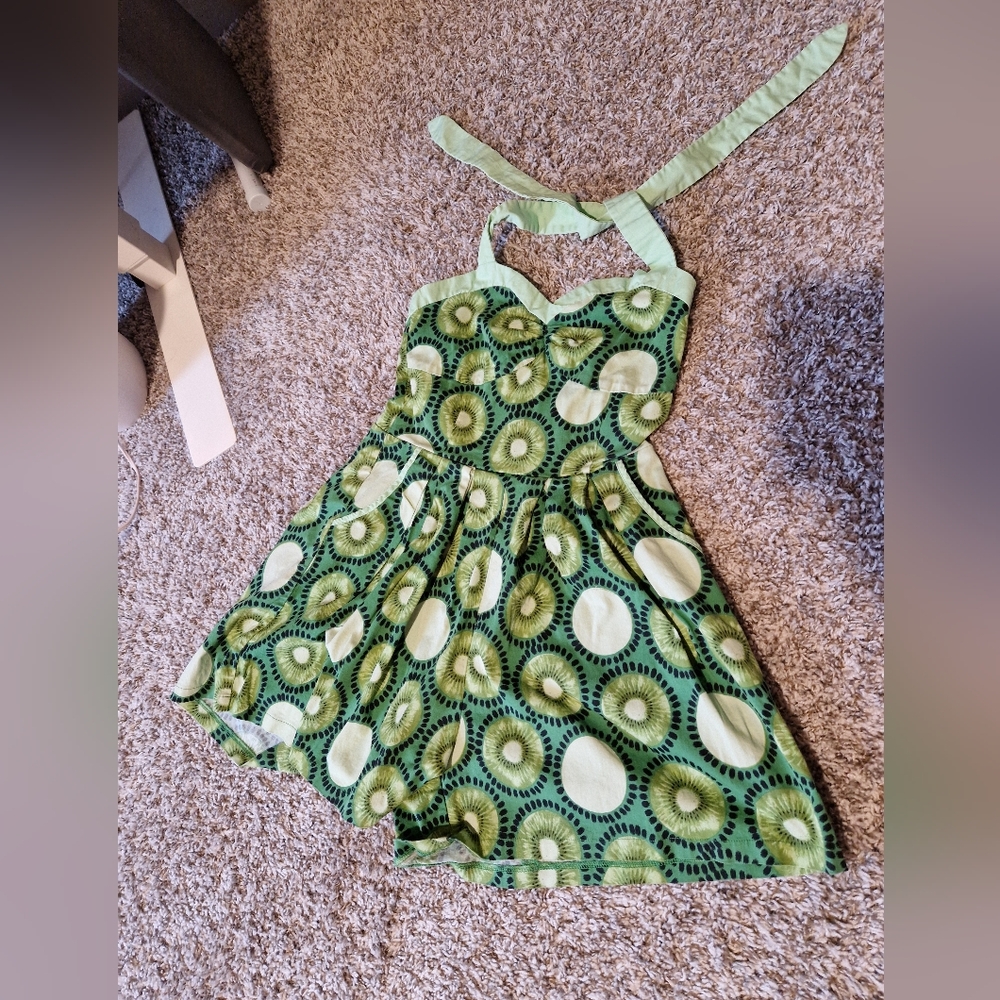 Lindy Bop Kiwi Romper with Pockets